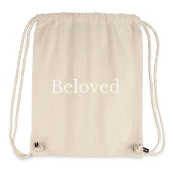 Beloved Christian | Minimalist Heart Design - Stanley/Stella Recycled Gym Bag - natural - Front