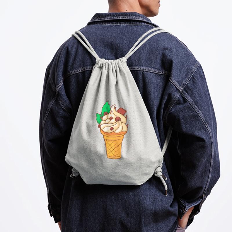 Eis Speiseeis Eiskrem Eiscreme Kugeleis Eisbecher Stanley/Stella recycelter Gym Bag