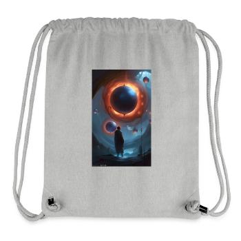 Dunkle antike Fantasie von magischen Sphären - Stanley/Stella recycelter Gym Bag - Grau meliert - Vorne