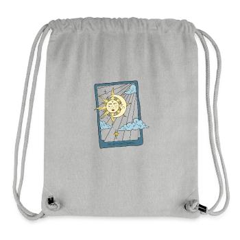 Tarot Sonne Bunt by Isa.unprofessional - Stanley/Stella recycelter Gym Bag - Grau meliert - Vorne