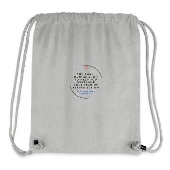 No Fear - Stanley/Stella Recycled Gym Bag - heather grey - Front