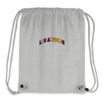 Los Angeles Logo: College-Design-Farben - Stanley/Stella recycelter Gym Bag - Grau meliert - Vorne