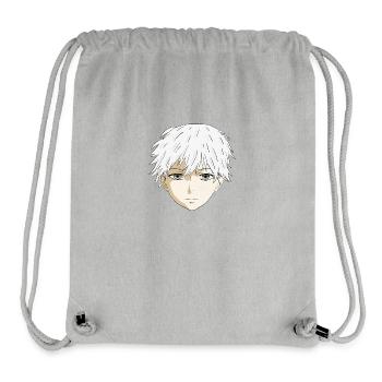 Anime Boy - Stanley/Stella recycelter Gym Bag - Grau meliert - Vorne