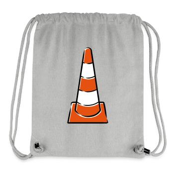 Bauhütchen - Stanley/Stella recycelter Gym Bag - Grau meliert - Vorne