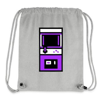 Nostalgic Arcade Automat Gamer - Stanley/Stella Recycled Gym Bag - heather grey - Front