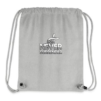 NEVER SURRENDER + DNA - Gaming - Stanley/Stella recycelter Gym Bag - Grau meliert - Vorne