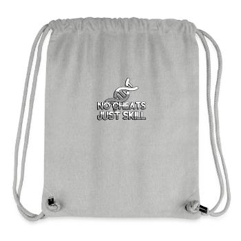 NO CHEATS JUST SKILL + DNA - Gaming - Stanley/Stella Recycled Gym Bag - heather grey - Front