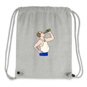 Bierbauch - Stanley/Stella recycelter Gym Bag - Grau meliert - Vorne