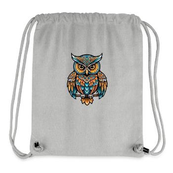 Owl Neo Traditional - Stanley/Stella Recycled Gym Bag - heather grey - Front