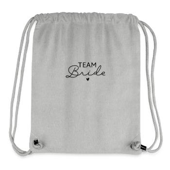Team Bride - Stanley/Stella recycelter Gym Bag - Grau meliert - Vorne