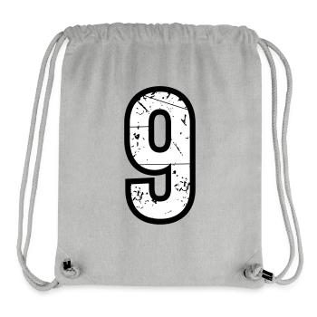 9 - Stanley/Stella recycelter Gym Bag - Grau meliert - Vorne