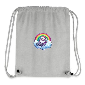 Tarantula Weihnachtsmann Regenbogen - Stanley/Stella recycelter Gym Bag - Grau meliert - Vorne
