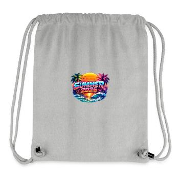 Sommer 2026 Neon Retro - Stanley/Stella recycelter Gym Bag - Grau meliert - Vorne