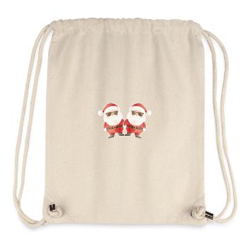 Santa Claus Funny Christmas Team - Stanley/Stella Recycled Gym Bag - natural - Front