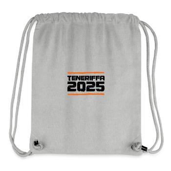 Jours fériés Tenerife 2025 - Sac à cordon recyclé Stanley/Stella - gris chiné - Devant