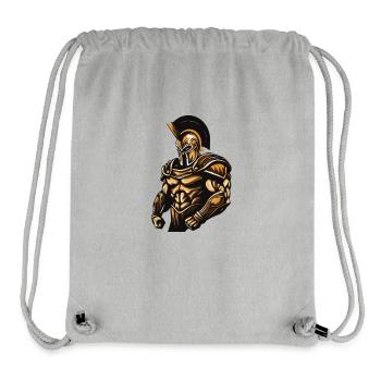 Spartaner Gladiator Muskeln - Stanley/Stella recycelter Gym Bag - Grau meliert - Vorne