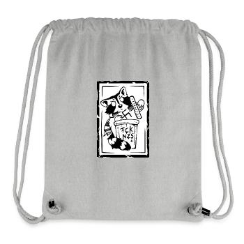 Trashpanda FCK NZS - Stanley/Stella Recycled Gym Bag - heather grey - Front