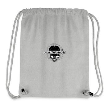 Frenchoire Skull mit Energieaura - Stanley/Stella recycelter Gym Bag - Grau meliert - Vorne