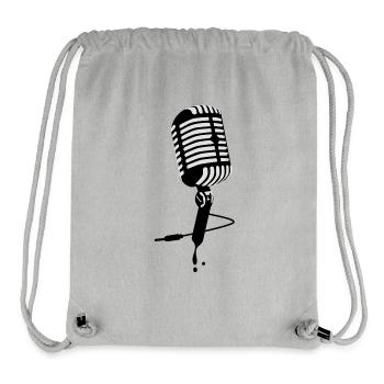 microphone - Stanley/Stella Recycled Gym Bag - heather grey - Front