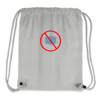 Maske - Stanley/Stella recycelter Gym Bag - Grau meliert - Vorne