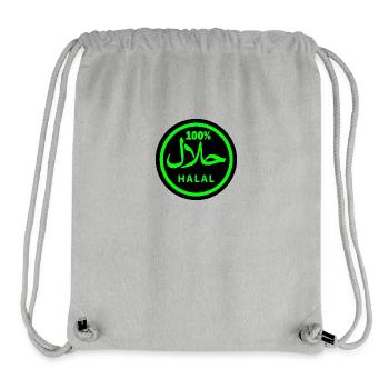 Halal - Stanley/Stella recycelter Gym Bag - Grau meliert - Vorne