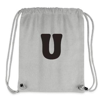 U - Stanley/Stella Recycled Gym Bag - heather grey - Front