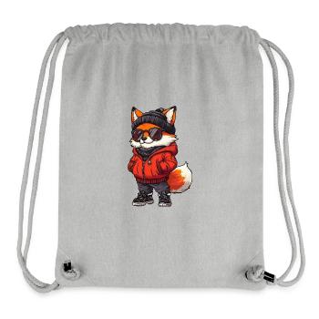 Fox Cool Comic - Stanley/Stella Recycled Gym Bag - heather grey - Front