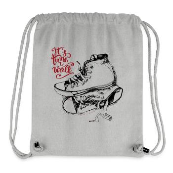 Wanderschuhe, walking - Stanley/Stella recycelter Gym Bag - Grau meliert - Vorne