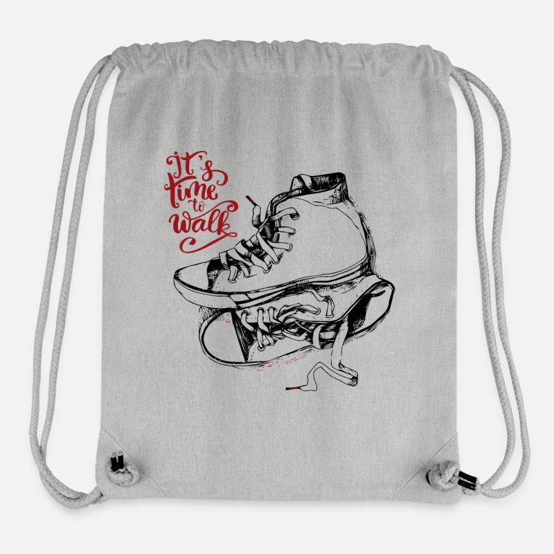 Wanderschuhe, walking - Stanley/Stella recycelter Gym Bag - Grau meliert