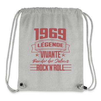 1969 Living Legend, Rock'n'Roll color - Stanley/Stella Recycled Gym Bag - heather grey - Front