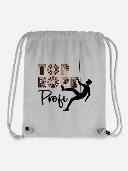 Top Rope Professional - Climber - Stanley/Stella Recycled Gym Bag - heather grey