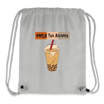 Milk Tea Alliance - bubble tea lover - Stanley/Stella Recycled Gym Bag - heather grey - Front