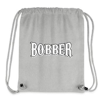 bobber chopper biker autocollant de croisière autocollant - Sac à cordon recyclé Stanley/Stella - gris chiné - Devant