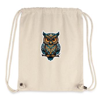 Owl Neo Traditional - Stanley/Stella Recycled Gym Bag - natural - Front