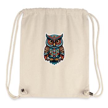 Owl Neo Traditional - Stanley/Stella Recycled Gym Bag - natural - Front