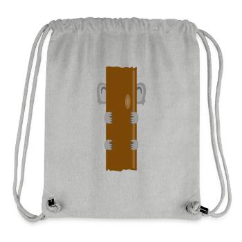 Koala behind tree - Stanley/Stella Recycled Gym Bag - heather grey - Front