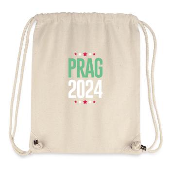 Jours fériés Prague 2024 - Sac à cordon recyclé Stanley/Stella - blanc naturel - Devant