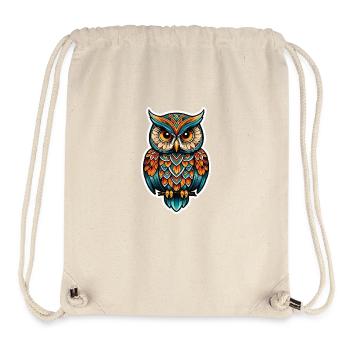 Owl Neo Traditional - Stanley/Stella Recycled Gym Bag - natural - Front