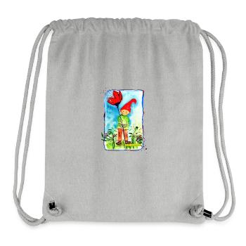 Zwerg - Stanley/Stella recycelter Gym Bag - Grau meliert - Vorne