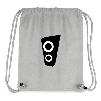 Music Box Speaker Bass - Stanley/Stella Recycled Gym Bag - heather grey - Front