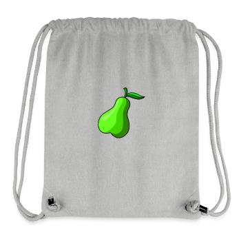 pears birne veggie veggi frucht fruits - Stanley/Stella recycelter Gym Bag - Grau meliert - Vorne
