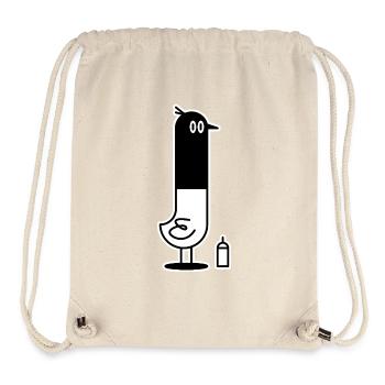 Bird Thug - Stanley/Stella recycelter Gym Bag - Naturweiß - Vorne