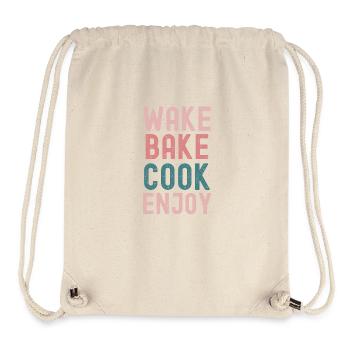 "Passion for Cooking" - Stanley/Stella Recycled Gym Bag - natural - Front