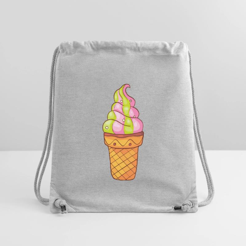 Softeis Eis Speiseeis Eiskrem Eiscreme Kugeleis Stanley/Stella recycelter Gym Bag