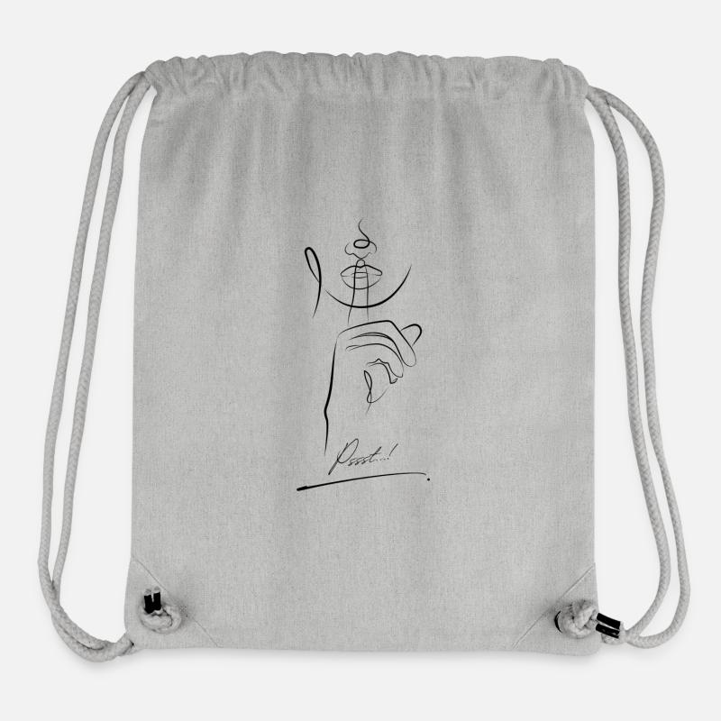 Pssst...! - Stanley/Stella Recycled Gym Bag - heather grey