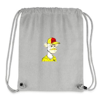 Ape Straßenrebell Cap - Stanley/Stella recycelter Gym Bag - Grau meliert - Vorne