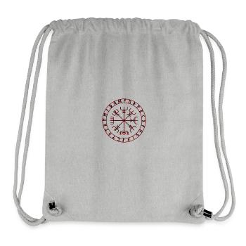 Wikinger Kompass -Vegvisir - Stanley/Stella recycelter Gym Bag - Grau meliert - Vorne
