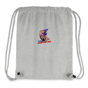 Ameri-catfather July 4 Independence Day - Stanley/Stella Recycled Gym Bag - heather grey - Front