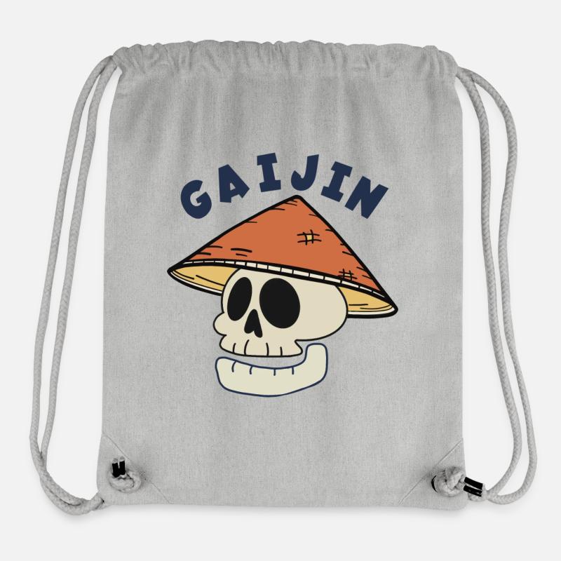 Gaijin Leader - Sac à cordon recyclé Stanley/Stella - gris chiné