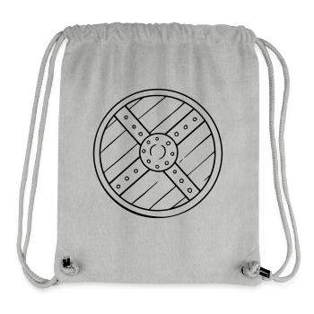 Buckler round shield - Stanley/Stella Recycled Gym Bag - heather grey - Front